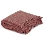 Manta de algodón burdeos 160x210 cm de , Mantas - Ref: Foro24-133756, Precio: 42,79 €, Descuento: %