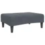 Sofá cama de 2 plazas con taburete terciopelo gris oscuro de , Sofás - Ref: Foro24-3258111, Precio: 305,20 €, Descuento: %