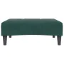 Sofá cama de 2 plazas con taburete terciopelo verde oscuro by , Sofas - Ref: Foro24-3258118, Price: 334,48 €, Discount: %