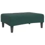 Sofá cama de 2 plazas con taburete terciopelo verde oscuro by , Sofas - Ref: Foro24-3258118, Price: 334,48 €, Discount: %