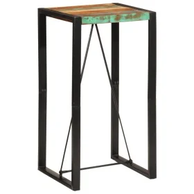 Mesa alta de bar madera maciza reciclada 60x55x110 cm by , Kitchen and dining tables - Ref: Foro24-358885, Price: 110,47 €, D...