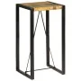 Mesa alta de bar madera maciza reciclada 60x55x110 cm de , Mesas de cocina y de comedor - Ref: Foro24-358885, Precio: 110,47 ...