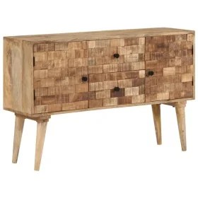Aparador de madera maciza de mango 110x30x70 cm de , Armarios y almacenamiento - Ref: Foro24-376063, Precio: 215,09 €, Descue...