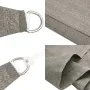 Toldo de vela triangular HDPE gris claro 160 g/m² 5x6x6 m de , Sombrillas - Ref: Foro24-4002010, Precio: 38,85 €, Descuento: %