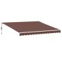 Toldo retráctil automático marrón 400x350 cm de , Toldos - Ref: Foro24-3215389, Precio: 438,61 €, Descuento: %
