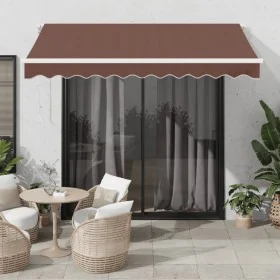 Toldo retráctil automático burdeos 300x250 cm by , Awnings - Ref: Foro24-3215375, Price: 454,13 €, Discount: %