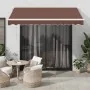 Toldo retráctil automático burdeos 300x250 cm by , Awnings - Ref: Foro24-3215375, Price: 454,13 €, Discount: %