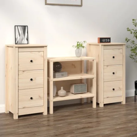 Aparadores 2 unidades madera maciza de pino 40x35x80 cm de , Aparadores - Ref: Foro24-813740, Precio: 154,42 €, Descuento: %