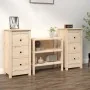Aparadores 2 unidades madera maciza de pino 40x35x80 cm de , Aparadores - Ref: Foro24-813740, Precio: 154,42 €, Descuento: %