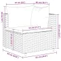 Set muebles de jardín 7 piezas y cojines ratán sintético marrón by , Garden sets - Ref: Foro24-3308181, Price: 513,19 €, Disc...