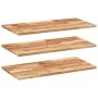 Estante flotante 3 uds madera acacia acabado aceite 80x40x2 cm de , Estantes y estanterías - Ref: Foro24-3279557, Precio: 121...