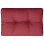 Cojín para sofá de palets de tela rojo tinto 60x40x12 cm de , Cojines para sillas y sofás - Ref: Foro24-360566, Precio: 17,91...