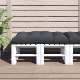 Cojín para sofá de palets de tela antracita 120x80x12 cm de , Cojines para sillas y sofás - Ref: Foro24-360513, Precio: 51,00...