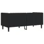 Sofá Chesterfield de 2 plazas cuero artificial negro de , Sofás - Ref: Foro24-372659, Precio: 240,23 €, Descuento: %