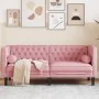 Sofá Chesterfield 2 plazas con cojines terciopelo rosa de , Sofás - Ref: Foro24-372686, Precio: 297,16 €, Descuento: %