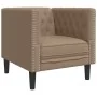 Juego de sofás Chesterfield 3 piezas cuero sintético capuchino by , Sofas - Ref: Foro24-3209272, Price: 699,07 €, Discount: %