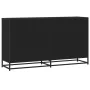 Aparador de madera de ingeniería negro 134x35x76 cm de , Aparadores - Ref: Foro24-3300815, Precio: 148,68 €, Descuento: %