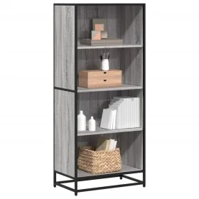 Estantería de madera de ingeniería gris Sonoma 60x35x139 cm de , Librerías y estanterías - Ref: Foro24-3300843, Precio: 99,26...