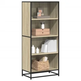 Estantería de madera de ingeniería roble Sonoma 60x35x139 cm de , Librerías y estanterías - Ref: Foro24-3300841, Precio: 94,8...