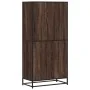 Aparador alto madera de ingeniería marrón roble 68x35x139 cm de , Aparadores - Ref: Foro24-3300834, Precio: 126,22 €, Descuen...