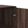 Aparador alto madera de ingeniería marrón roble 68x35x139 cm de , Aparadores - Ref: Foro24-3300834, Precio: 126,22 €, Descuen...