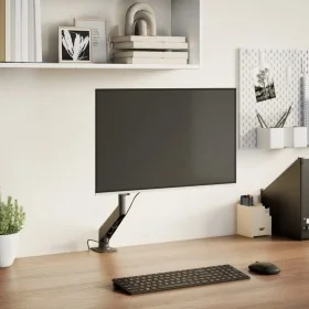 Brazo de monitor único pantalla máxima 27'' resorte de gas 10kg de , Soportes para monitores y televisor - Ref: Foro24-401216...