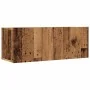 Muebles para TV de pared 2 uds madera envejecida 80x30x30 cm de , Muebles TV - Ref: Foro24-857015, Precio: 74,75 €, Descuento: %