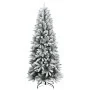 Árbol de Navidad artificial con 300 LEDs y nieve flocada 240 cm de , Arboles de navidad - Ref: Foro24-3315767, Precio: 304,06...