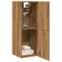 Armario pared baño madera ingeniería roble artisian 30x30x80 cm de , Muebles de baño - Ref: Foro24-856219, Precio: 46,04 €, D...