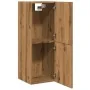 Armario pared baño madera ingeniería roble artisian 30x30x80 cm de , Muebles de baño - Ref: Foro24-856219, Precio: 46,04 €, D...