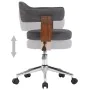 Sillas de comedor girartorias 2 uds madera curvada y tela gris de , Sillas de comedor - Ref: Foro24-3054902, Precio: 270,80 €...