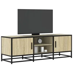 Mueble TV metal y madera ingeniería roble Sonoma 120x35x41 cm de , Muebles TV - Ref: Foro24-848840, Precio: 100,21 €, Descuen...