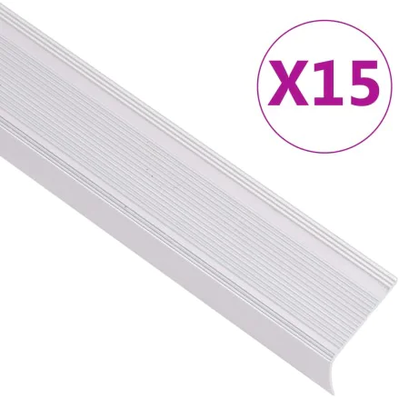 Perfiles de peldaños forma de L 15 uds aluminio plata 67 cm von , Treppe - Ref: Foro24-146781, Preis: 56,79 €, Rabatt: %