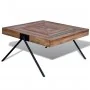 Mesa de centro con patas en forma de V madera de teca reciclada by , Coffee table - Ref: Foro24-241712, Price: 142,62 €, Disc...