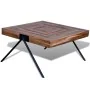 Mesa de centro con patas en forma de V madera de teca reciclada by , Coffee table - Ref: Foro24-241712, Price: 142,62 €, Disc...