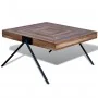 Mesa de centro con patas en forma de V madera de teca reciclada by , Coffee table - Ref: Foro24-241712, Price: 142,62 €, Disc...
