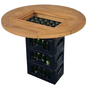 Tablero para caja de cerveza madera de teca 70 cm by , Table tops - Ref: Foro24-43807, Price: 85,26 €, Discount: %