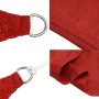 Toldo de vela rojo HDPE 160 g/m² 5x5x5 m de , Sombrillas - Ref: Foro24-311647, Precio: 31,23 €, Descuento: %