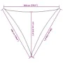 Toldo de vela rojo HDPE 160 g/m² 5x5x5 m de , Sombrillas - Ref: Foro24-311647, Precio: 31,23 €, Descuento: %