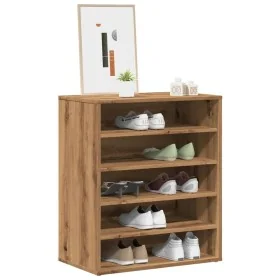 Mueble zapatero madera ingeniería roble artisan 60x35x70 cm de , Zapateros y organizadores de calzado - Ref: Foro24-856701, P...