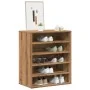 Mueble zapatero madera ingeniería roble artisan 60x35x70 cm de , Zapateros y organizadores de calzado - Ref: Foro24-856701, P...