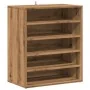 Mueble zapatero madera ingeniería roble artisan 60x35x70 cm de , Zapateros y organizadores de calzado - Ref: Foro24-856701, P...