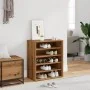 Mueble zapatero madera ingeniería roble artisan 60x35x70 cm de , Zapateros y organizadores de calzado - Ref: Foro24-856701, P...