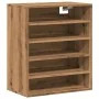 Mueble zapatero madera ingeniería roble artisan 60x35x70 cm de , Zapateros y organizadores de calzado - Ref: Foro24-856701, P...