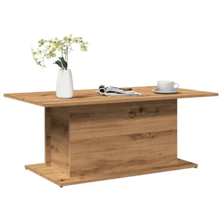 Mesa de centro madera ingeniería roble artisan 102x55,5x40 cm de , Mesas de centro - Ref: Foro24-856807, Precio: 63,72 €, Des...