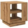 Mesa de centro madera de ingeniería roble artisan 40x40x43 cm de , Mesas de centro - Ref: Foro24-856805, Precio: 38,48 €, Des...