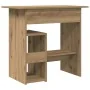 Escritorio de madera de ingeniería roble artisan 80x45x74 cm de , Escritorios - Ref: Foro24-855995, Precio: 77,16 €, Descuent...