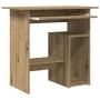 Escritorio de madera de ingeniería roble artisan 80x45x74 cm de , Escritorios - Ref: Foro24-855995, Precio: 77,16 €, Descuent...