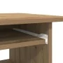 Escritorio de madera de ingeniería roble artisan 80x45x74 cm de , Escritorios - Ref: Foro24-855995, Precio: 77,16 €, Descuent...