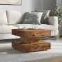 Mesa de centro giratoria 360 grados envejecida 50x50x34,5 cm de , Mesas de centro - Ref: Foro24-858477, Precio: 60,42 €, Desc...